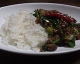 夏野菜入り坦々丼作り方9写真