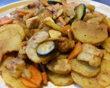 じゃがいもメインのドライカレー風？作り方9写真