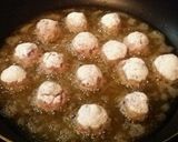 ミートボール　豆乳クリーム作り方4写真