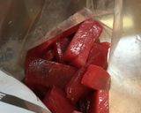 マグロのづけ。ごま油風味作り方2写真
