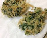 少ない油でもサクサクかき揚げ作り方6写真