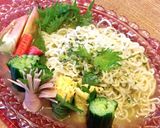 華やかに！夏のラーメン！作り方3写真