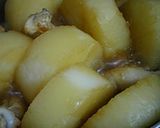 大根と鶏肉の煮物作り方3写真