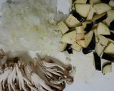 おからハンバーグ☆なすとしめじソースぞえ作り方1写真