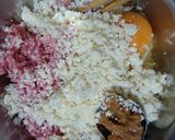 おからハンバーグ☆なすとしめじソースぞえ作り方5写真