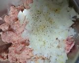 おからハンバーグ☆なすとしめじソースぞえ作り方6写真