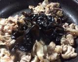 豚肉とキクラゲのオイスターソース炒め作り方4写真