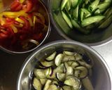 夏野菜のからし酢あえ作り方2写真