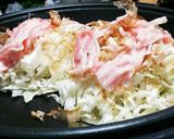 キャベツが甘い☆節約☆広島焼風お好み焼き作り方4写真