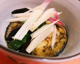 なすとズッキーニの煮浸し♪新生姜添え作り方6写真