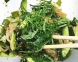 大葉香る、中華クラゲと胡瓜和え作り方4写真