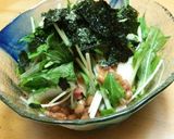 さくさく長芋の梅＊納豆サラダ作り方4写真