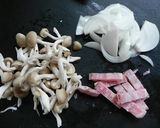 しめじとカマンベールの簡単カナッペ♪作り方1写真