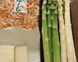 ホワイトアスパラと桜えびのバター炒め作り方1写真