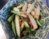 ホワイトアスパラと桜えびのバター炒め作り方4写真