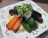 揚げだし夏野菜乗っけ 冷やし塩らーめん作り方4写真