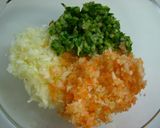 簡単♪ヘルシー♪おから入りドライカレー作り方1写真
