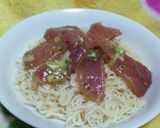 塩漬けマグロラーメン作り方8写真