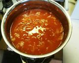 夏バテ解消♪豚肉とトマトのスープご飯作り方5写真