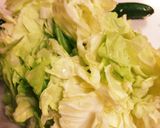 キャベツポン酢にんにくごま油♡作り方1写真