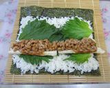 とっても巻きやすい♪竹輪入り納豆巻き作り方2写真