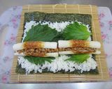 とっても巻きやすい♪竹輪入り納豆巻き作り方3写真