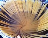 マンゴーと生ハムの冷製パスタ作り方1写真