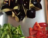 夏野菜と豚肉のにんにく生姜味噌炒め☆作り方1写真