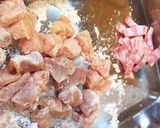 鶏肉と豆乳のクリームパスタ作り方2写真