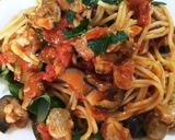 トマトクリームパスタ作り方8写真