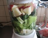 毎朝飲んでるグリーンスムージー作り方1写真