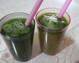 毎朝飲んでるグリーンスムージー作り方4写真