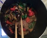 夏野菜と豚肉のにんにく生姜味噌炒め☆作り方6写真