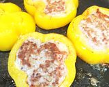 パプリカの肉詰めっぽいの(๑´ڡ`๑)作り方5写真