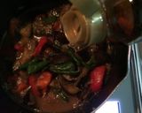 夏野菜と豚肉のにんにく生姜味噌炒め☆作り方7写真