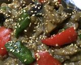 夏野菜と豚肉のにんにく生姜味噌炒め☆作り方8写真