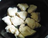 ストウブ鍋でチキンフリカッセ～豆乳入り作り方4写真