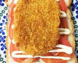 トマトでジューシー☆コロッケトースト作り方3写真