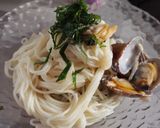 あさり出汁で♬パスタでラーメン！作り方7写真