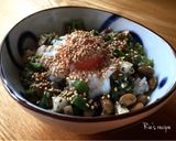 オクラ納豆&長芋のゆかり和え♡丼にも♡作り方4写真
