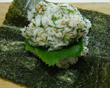 ホタテ缶と切り干し大根のおにぎらず作り方6写真