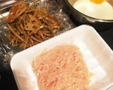 ＊きんぴらリメイク★甘辛鶏つくね＊作り方1写真