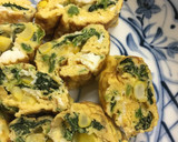 とうもろこしとほうれん草の卵焼き作り方6写真