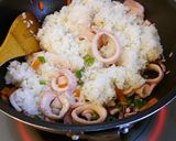 いか炒め飯、ゴロマヨ味。作り方7写真