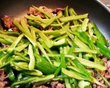 簡単! 激ウマ!!ピーマン牛肉炒め♡作り方2写真