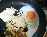 糖質オフ！ドリア風マヨチーズチキンTKG作り方3写真