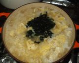 まかないご飯☆わかめと卵の雑炊作り方5写真