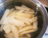 ポテトのニラ・キャベツ中華餡かけ作り方1写真