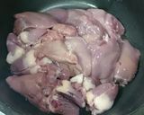 鶏レバーとハツの甘辛煮。作り方1写真