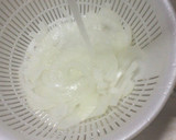 居酒屋風☆丸腸唐揚げの玉ぽん和え作り方3写真